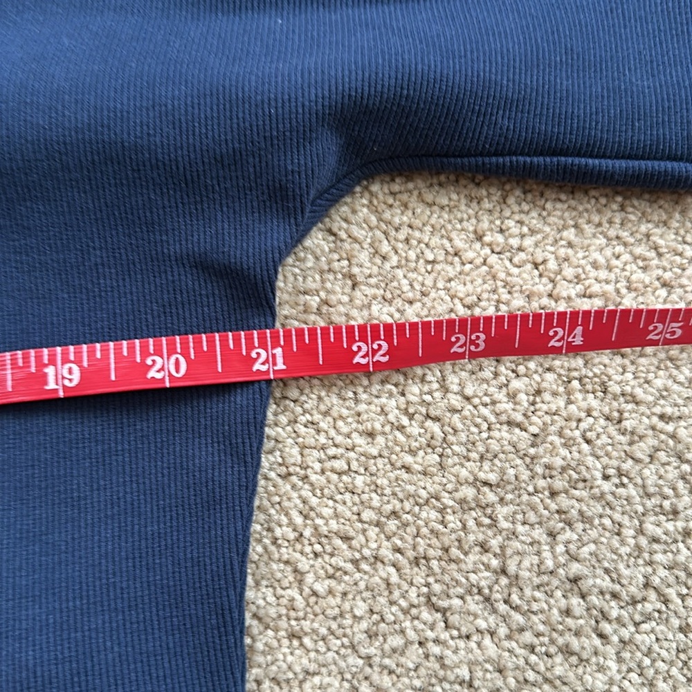 Addison Bay Navy Blue Half-Zip Tunic Dress Size Small - Picture 6 of 10